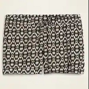 Mid-Rise Plus-Size Linen-Blend Shorts Old Navy NWT